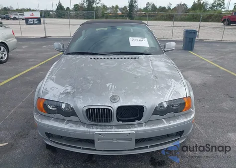 2001 BMW 325Ci из США, поврежденный, VIN WBABS33441J456610